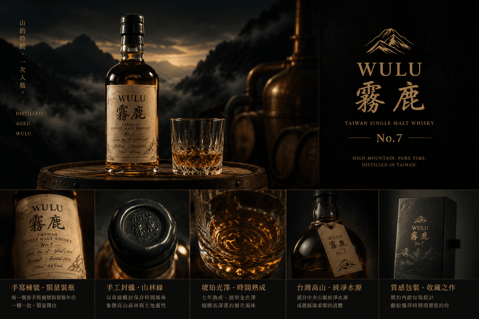 WULU 霧鹿 品牌視覺板